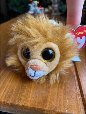 Ty Teeny Tys Regal Lion Plush 4” Beanie Baby Mini Stuffed Animal